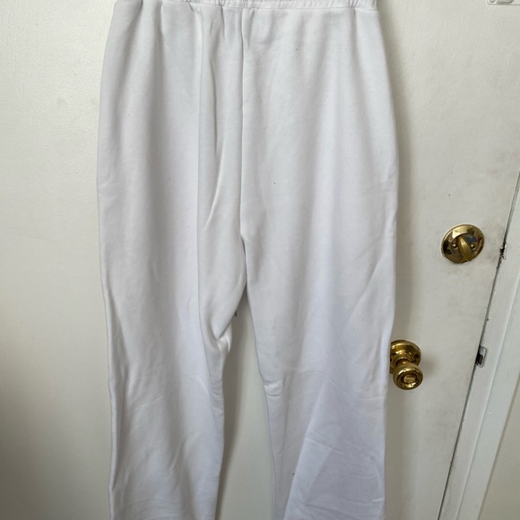 Wings of Strength White Drawstring Sweatpants Size Small - Picture 3 of 4